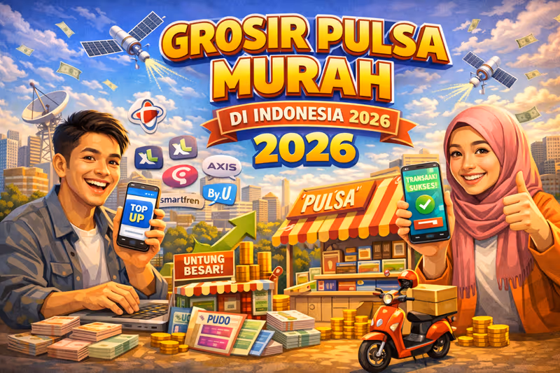 Grosir Pulsa Murah di Indonesia Tahun 2026